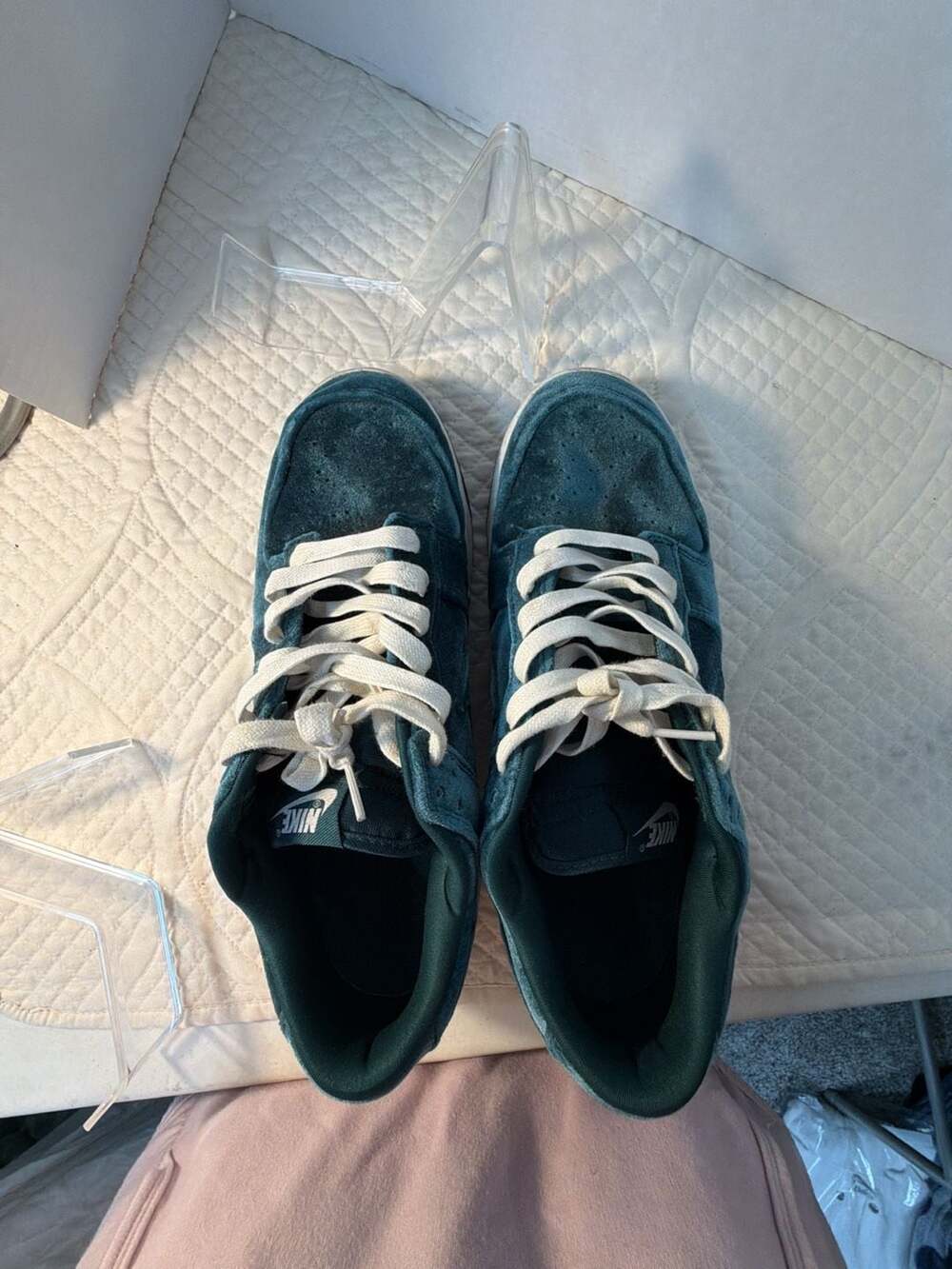 Nike Dunk Low Size 11.5 Dark Atomic Teal Velvet